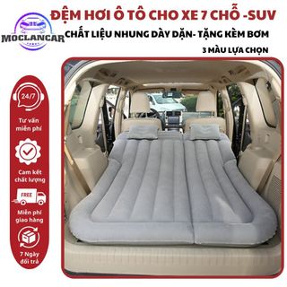 ĐỆM HƠI Ô TÔ CAO CẤP LOẠI 1 – PHÙ HỢP XE 7 CHỖ, SUV, BÁN TẢI | Hàng Không Chân Bản Siêu To | Tặng Kèm Bơm Hơi Điện