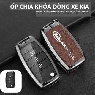 Ốp Chìa Khóa Hợp kim Kia. Mornin.g, K3., Ron.do, R.io, S.oluto, Soren.to (Bản Chìa Cơ) Dùng Chung Các Nút