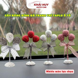 Cây Bóng Đính Đá Trang Trí Taplo Ô Tô Nhiều Màu Lựa Chọn Khải Huy Auto