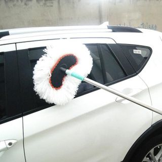 Chổi Rửa Xe Ô Tô Cán Dài Có Thể Kéo Dài Sợi Lau Bông Mềm Chổi Dài chăm xe đúng cách