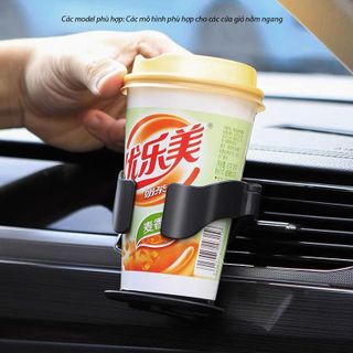 Giá Đỡ Cốc Cài Cửa Gió Điều Hòa Ô Tô Khay Đựng Cốc Cực Tiện Lợi , Nhỏ Gọn khaihuyauto