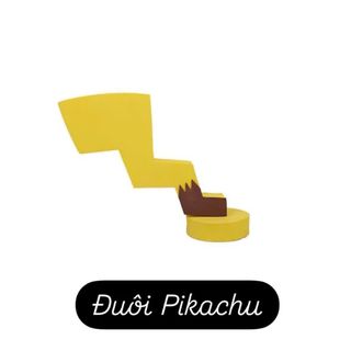 Tai Pikachu trang trí decor xế yêu, Phụ kiện trang trí nóc xe hơi