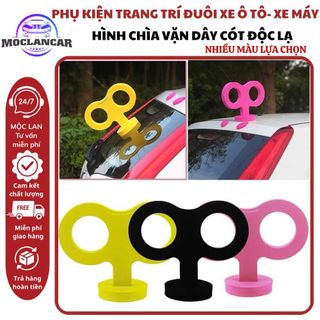 Phụ Kiên Trang Trí Đuôi Xe Ô Tô Hình Chìa Vặn Cót Mini Cute Độc Lạ- Nhiều Màu Sắc Cá Tính- Otofunmoclan