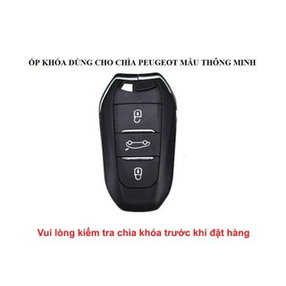 Ốp Chìa Khóa, Ốp Khóa Phản Quang Xe Peugoet 308 - 2008 -3008 - 4008 -5008 Hợp Kim Kẽm Cao Cấp