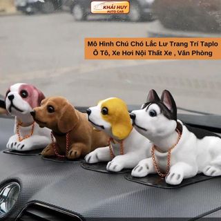 Mô Hình Chú Chó Lắc Lư Trang Trí Taplo Ô Tô, Xe Hơi Nội Thất Xe , Văn Phòng khaihuyauto