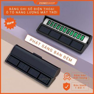 Bảng Ghi Số Điện Thoại Khi Dừng Đỗ Xe Năng Lượng Mặt Trời,Phát Sáng Phản Quang Khi Trời Tối Siêu Tiện Lợi