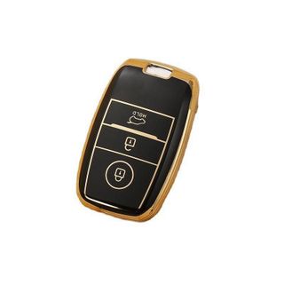 Ốp khóa KIA K3 Cerato Rondo Seltos Morrning K5 Sorento 3 nút thông minh,ốp khóa