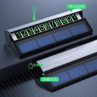 Bảng Ghi Số Điện Thoại Khi Dừng Đỗ Xe Năng Lượng Mặt Trời,Phát Sáng Phản Quang Khi Trời Tối Siêu Tiện Lợi