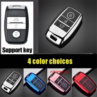 Ốp khóa KIA K3 Cerato Rondo Seltos Morrning K5 Sorento 3 nút thông minh,ốp khóa