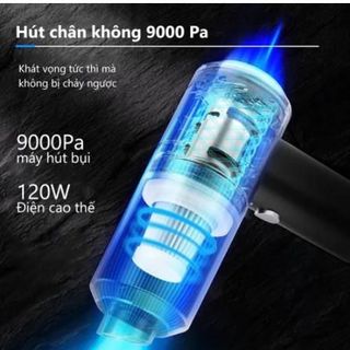 Máy hút bụi không dây cầm tay mini dọn dẹp mọi ngách ngách ô tô nhà cửa bàn làm việc tiện ích