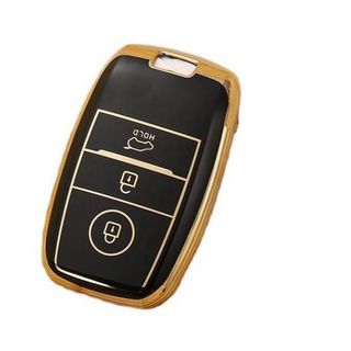Ốp khóa KIA K3 Cerato Rondo Seltos Morrning K5 Sorento 3 nút thông minh,ốp khóa