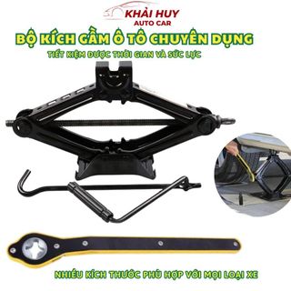 Bộ Kích Nâng Gầm Ô Tô Thế Hệ Mới Với Tay Nâng Hạ Kích Tiết Kiệm Sức Lao Động khaihuyauto