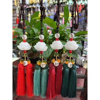 [Có sẵn] Khánh Treo Bông Sen - Gắn Đồng Điếu Giúp Mang Lại Không Gian An Lành, Ấm Áp Cho Xe Ô Tô Hoặc Nơi Ở Nội Thất Nhựa