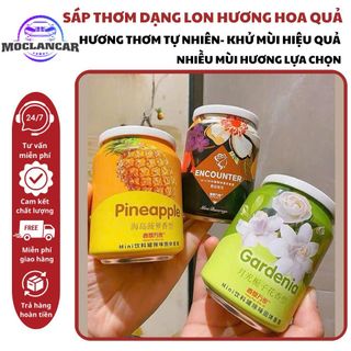 [5 Mùi Sáp Thơm] Lon Sáp Thơm MiNi Triết Xuất Từ Hoa Quả Thiên Nhiên Khử Mùi Chống Say Xe Hiệu Quả