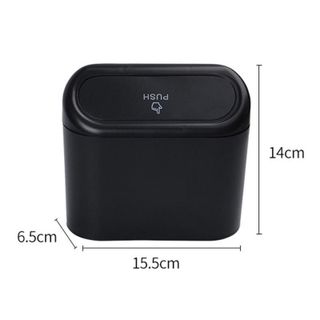 Thùng Rác Ô Tô Mini Treo Cửa Xe Có Nắp Đậy Cứng Cáp , Hộp Đựng Đồ Trên Xe Hơi Có Nắp khaihuyauto