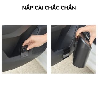 Thùng Rác Ô Tô Mini Treo Cửa Xe Có Nắp Đậy Cứng Cáp , Hộp Đựng Đồ Trên Xe Hơi Có Nắp khaihuyauto
