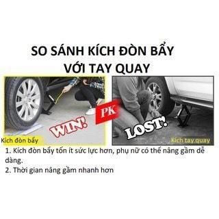 Bộ Kích Nâng Gầm Ô Tô Thế Hệ Mới Với Tay Nâng Hạ Kích Tiết Kiệm Sức Lao Động khaihuyauto