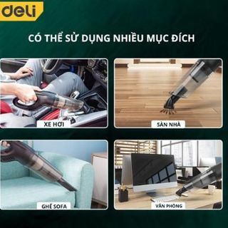 Máy Hút Bụi Cầm Tay Mini Có Dây và Không Dây Cho Xe Hơi Ô Tô - CAR-VACUUM-CLEANER