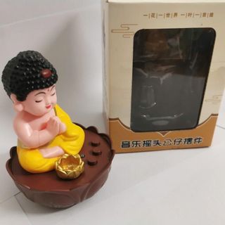 Tượng Phật Chú Tiểu Gõ Mõ Tụng Kinh Có 6 Bài Nhạc, Phật Thích Ca, Phật Như Lai, Phật Di Lặc