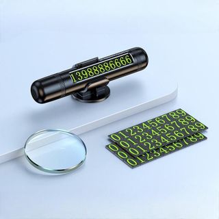 Bảng ghi số điện thoại kiêm búa phá kính phụ kiện bên trong ô tô