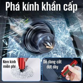 Bảng ghi số điện thoại kiêm búa phá kính phụ kiện bên trong ô tô