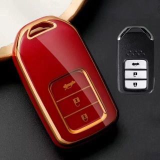 Ốp Bao Chìa Khoá Chất Liệu Silicon Tráng Gương HONDA City - CRV - CIVIC 2 nút - 3 nút - 4 nút thông minh