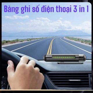 Bảng ghi số điện thoại kiêm búa phá kính phụ kiện bên trong ô tô