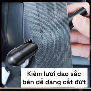 Bảng ghi số điện thoại kiêm búa phá kính phụ kiện bên trong ô tô