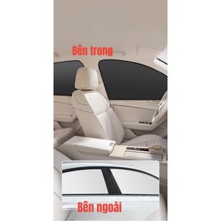 Tấm Che Nắng Cửa Sổ Ô Tô-Rèm Che Nắng Chât Liệu Vải Titan Bạc Chống Nắng Nóng Chống Tia UV Cực Tím