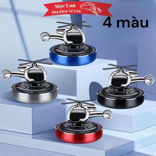 Máy bay trực thăng - Máy khuếch tán sáp thơm  khử mùi xoay bằng năng lượng mặt trời CARLOX  Mộc Lan - Phụ kiện xế yêu