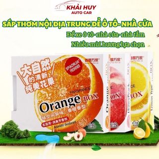 [Sáp Thơm Xe Hơi – Hương Dứa, Dâu, Nhài, Bạc Hà | Sáp Khử Mùi Ô Tô – Phòng Ngủ – Phòng Tắm | Nội Địa Trung