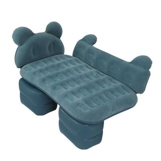 Tặng kèm bơm-Đệm hơi ô tô Mickey chất liệu nhung cao cấp thoáng mát
