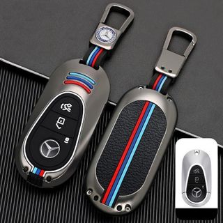 Ốp Chìa Khóa Xe Mercades GLC - Mercades Đời Mới - Mercedes Dài Cũ - Mercedes Ngắn Chất Liệu Hợp Kim Cao Cấp