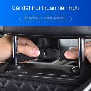 [Sẵn Kho] Túi Da Đựng Đồ Sau Ghế Chất Liệu Da PU Cao Cấp-Giúp Xế Yêu Luôn Gọn Gàng