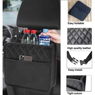 [Sẵn Kho] Túi Da Đựng Đồ Sau Ghế Chất Liệu Da PU Cao Cấp-Giúp Xế Yêu Luôn Gọn Gàng