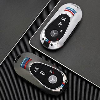 Ốp Chìa Khóa Xe Mercades GLC - Mercades Đời Mới - Mercedes Dài Cũ - Mercedes Ngắn Chất Liệu Hợp Kim Cao Cấp