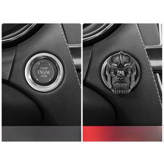 Nắp Dán Start/Stop Engine Bảo Vệ Nút Bấm Khởi Động  Cho Xe Hơi, Ô Tô Bằng Hợp kim