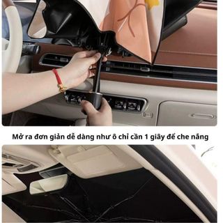 ( Hàng Cao Cấp) Ô Che Nắng Kính Lái Chống Tia UV Bảo Vệ Nội Thất Xe Loại Cao Cấp Hình Hoạt Hình Dễ Thương Otofunmoclan