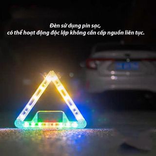 Biển Led Tam Giác Cảnh Báo Nguy Hiểm Gấp Gọn Và Đa Năng Sử năng lượng mặt trời