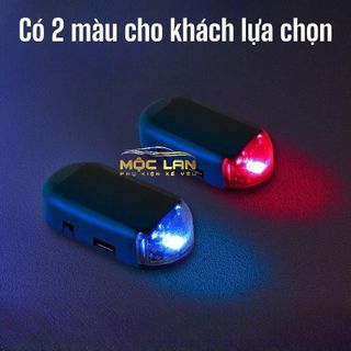 Đèn LED Báo Động Cổng USB Chống Trộm Sử Dụng Năng Lượng Mặt Trời