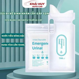 Túi Đi Vệ Sinh Khẩn Cấp 700ml Gấp Gọn Tiện Dụng Cho Xe Hơi / Đi Vệ Sinh KHAIHUYAUTO