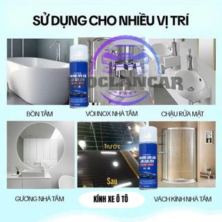Chai Xịt Nano Làm Sạch Màng Dầu Kính Ô Tô, Bình Xịt Bọt Rửa Kính Xe, Làm Sạch Vết Ố Bẩn Trên Kính Xe Ô Tô