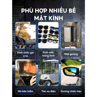 Chai Xịt Nano Làm Sạch Màng Dầu Kính Ô Tô, Bình Xịt Bọt Rửa Kính Xe, Làm Sạch Vết Ố Bẩn Trên Kính Xe Ô Tô