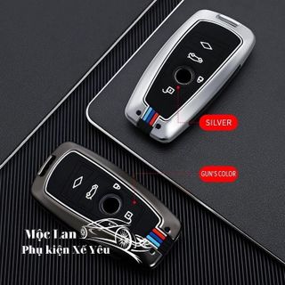 Ốp Khóa Kim Loại Ô Tô BMW F20 F30 G20 F31 F34 F10 G30 F11 X3 Dáng Thể Thao Cao Cấp Bảo Vệ Chìa Khóa