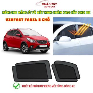 (TẶNG KHĂN)RÈM CHE NẮNG Ô TÔ CAO CẤP CHO XE VINFAST FADIL 5 Chỗ ... Hít Nam Châm,Che Nắng Tốt