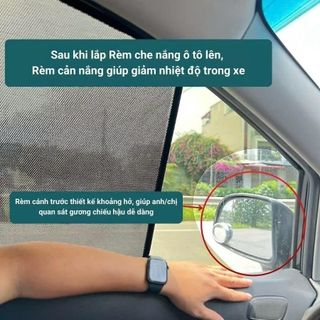 (TẶNG KHĂN)RÈM CHE NẮNG Ô TÔ CAO CẤP CHO XE VINFAST FADIL 5 Chỗ ... Hít Nam Châm,Che Nắng Tốt