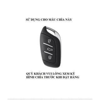 Ốp Khóa Kim Loại Cao Cấp Ô Tô MG ZS, MG HS, New MG5, MG7, RX Dáng Thể Thao Xe Bảo Vệ Chìa Khóa