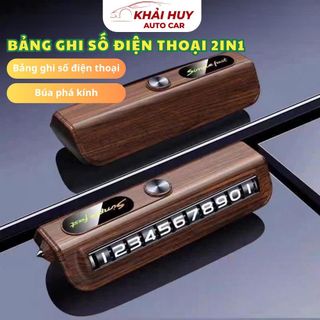 Bảng Số Simple Fast 2 in 1 Dãy Số Lăn , Búa Phá Kính Đặt Taplo Dừng Đỗ Xe