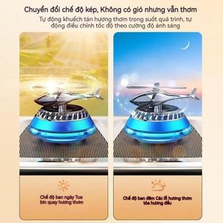Máy bay nước hoa CATP Xoay Bằng Năng Lượng Mặt Trời Máy Bay Trực Thăng, Khuếch Tán Hương Thơm, Khử Mùi Kèm Tinh Dầu