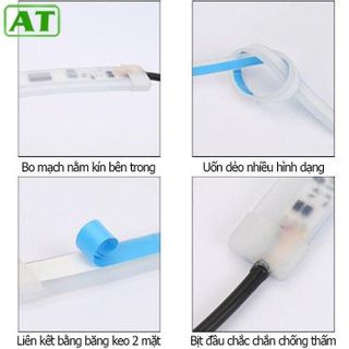Đèn Led Mí Ô Tô 2 Chiếc Tích Hợp Xi Nhan Nháy Đuổi Dài 60cm Lắp xin Nhan Chạy Đuổi Kiểu Audi 12v và 24v cho Xe Con Và Xe Tải Đèn